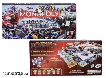 Игра Монополия арт. 4005 Трансформеры в кор._ Игра Монополия арт. 4005 Трансформеры в кор._