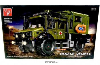 Конструктор арт. T4023 Грузовик Службы спасения 3850 дет. в кор._ Конструктор арт. T4023 Грузовик Службы спасения 3850 дет. в кор._
