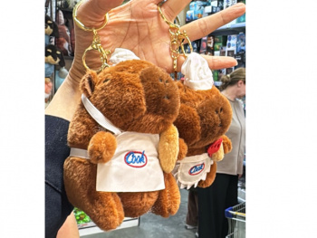 им Капибара арт. 209013 Брелок Повар в фартуке 14 см звук в пак.