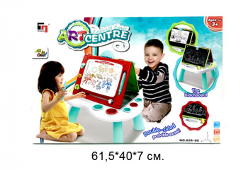 Доска для рисования арт. 628-95 Мольберт 2 в 1 в кор._/12 шт./