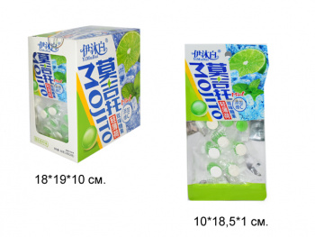 Конфета арт. 60420/60413 "Лайм" карамель таблетка 20 шт. упаковка Конфета арт. 60420/60413 "Лайм" карамель таблетка 20 шт. упаковка