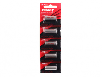 кв_Батарейка Smartbuy High Voltage Alkaline A27 12V BL5 (100) [SBBA-27A5B]