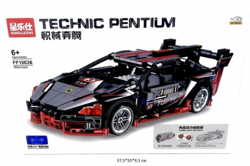 Конструктор арт. FF10036 Автомобиль 585 дет. на р/у в кор._