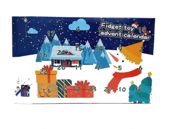 Игрушка-сюрприз арт. ZYKJ-T4 Календарь новогодний в кор._