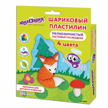 кс_Пластилин шариковый арт.105022 ЮНЛАНДИЯ "ЮНЛАНДИК ПО ЛЕСУ ИДЕТ", 4 цв по 75 мл,застывающий кс_Пластилин шариковый арт.105022 ЮНЛАНДИЯ "ЮНЛАНДИК ПО ЛЕСУ ИДЕТ", 4 цв по 75 мл,застывающий