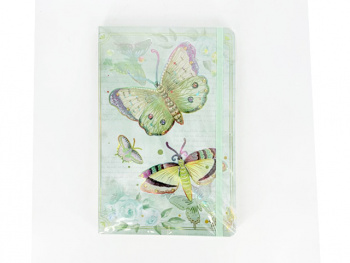 кц_Блокнот арт. PJB-A5242 В обложке "Бабочки" на резинке А5 в пак. кц_Блокнот арт. PJB-A5242 В обложке "Бабочки" на резинке А5 в пак.