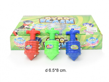 Зав. юла арт. 847A "Волчок" свет, звук (12 шт.) в кор. Зав. юла арт. 847A "Волчок" свет, звук (12 шт.) в кор.