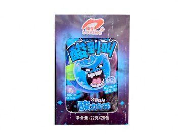 Конфета арт. 101951 Черника кислая 22 г 20 шт. упаковка'