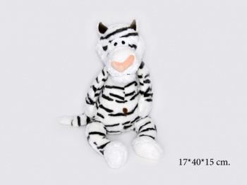 им Тигр арт. 80240-2 Белый 40 см в пак. им Тигр арт. 80240-2 Белый 40 см в пак.