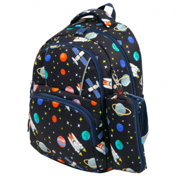 Рюкзак BRAUBERG KIDS SET, с пеналом в комплекте, 2 отделения, "Space infinity", 37x28x16 см, 272099 Рюкзак BRAUBERG KIDS SET, с пеналом в комплекте, 2 отделения, "Space infinity", 37x28x16 см, 272099