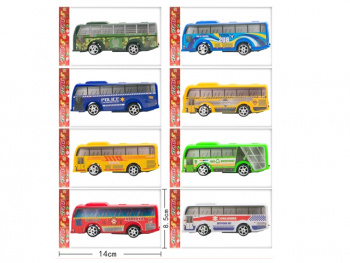 Автобус арт. 399-554"  инерц. в пакете 8,5*14*3,5