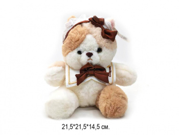 им Кошка арт. 789-51-22 Трехцветная сидит 21 см в пак._ им Кошка арт. 789-51-22 Трехцветная сидит 21 см в пак._